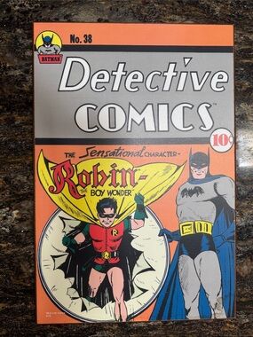 Batman & Robin Kids Wooden Poster - Orange, Yellow, Black